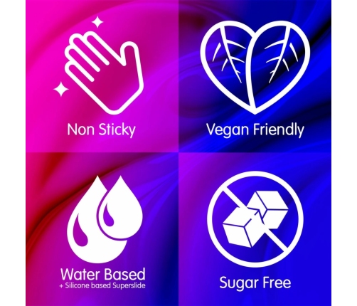 Skins Vital & Fruity Lubricant Sample Tubes Set 6x12ml - Silky Variety Pack