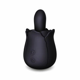 Skins Rose Buddies Bums N Roses Intimate Rotating Vibrator, Black