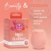 Skins Rose Buddies The Rose Purrz Vibrator Pink - 10-Speed, USB Rechargeable