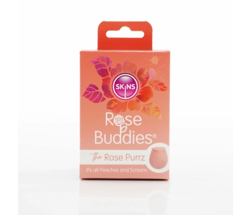 Skins Rose Buddies The Rose Purrz Vibrator Pink - 10-Speed, USB Rechargeable