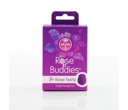 Skins Rose Buddies The Rose Twirlz Compact Silicone Vibrator Pink