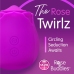 Skins Rose Buddies The Rose Twirlz Compact Silicone Vibrator Pink