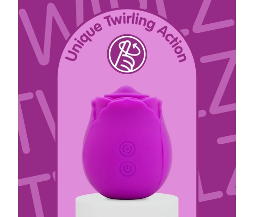 Skins Rose Buddies The Rose Twirlz Compact Silicone Vibrator Pink