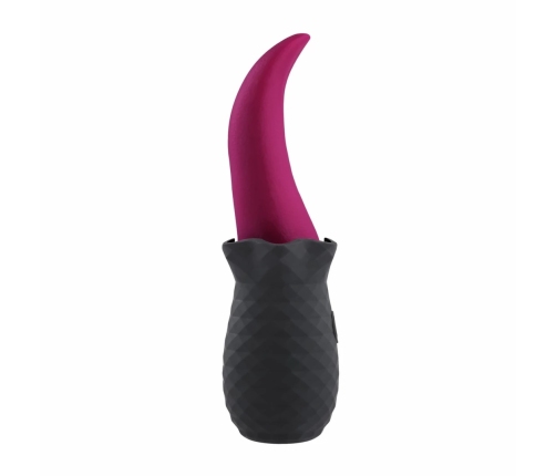 Evolved Tongue Teaser Silicone Vibrating Device Waterproof USB Pink