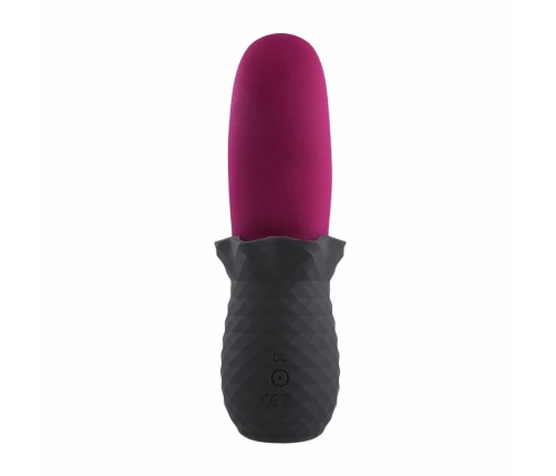 Evolved Tongue Teaser Silicone Vibrating Device Waterproof USB Pink