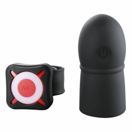 OTOUCH Super Striker Intimate Extension Sleeve Black Vibrating USB