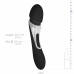 Sway Vibes Dual-Ended Wand Massager Black Rechargeable Waterproof
