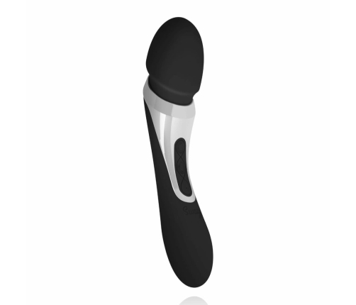 Sway Vibes Dual-Ended Wand Massager Black Rechargeable Waterproof