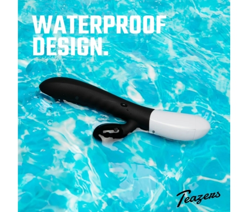 Teazers Rabbit Series Rechargeable Silicone Intimate Device Black