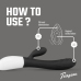 Teazers Rabbit Series Rechargeable Silicone Intimate Device Black
