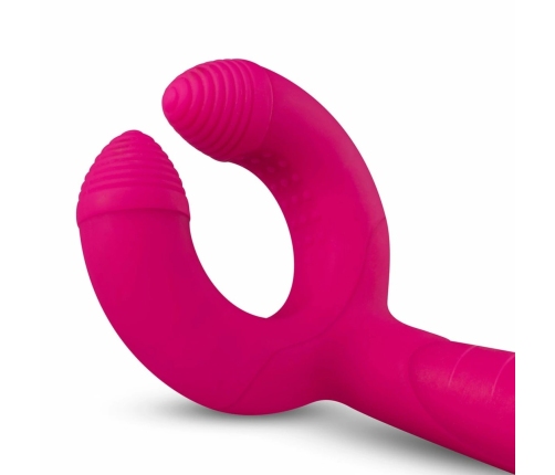 EasyToys Couples Intimate Dual-Ended Vibrator, Waterproof, USB Rechargeable