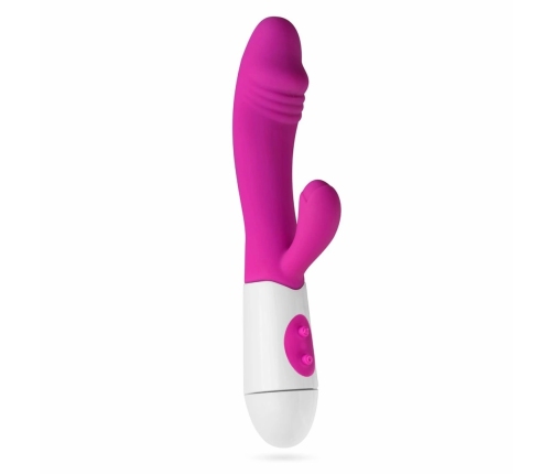 Teazers Pink Dual-Action Silicone Rabbit Vibrator, 10 Modes, Waterproof