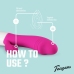 Teazers Pink Dual-Action Silicone Rabbit Vibrator, 10 Modes, Waterproof