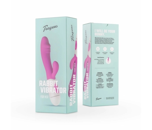 Teazers Rabbit Vibrator Purple - Multi-Mode Stimulation System