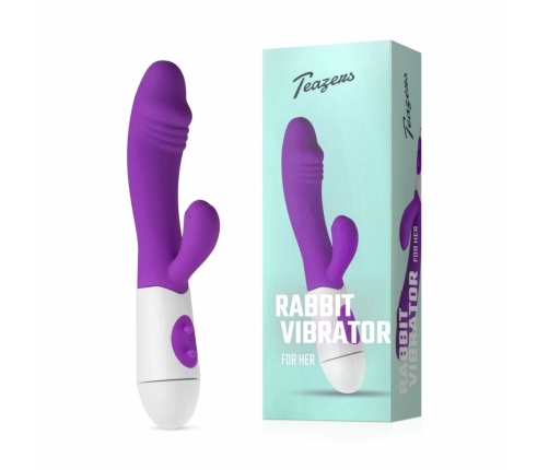 Teazers Rabbit Vibrator Purple - Multi-Mode Stimulation System
