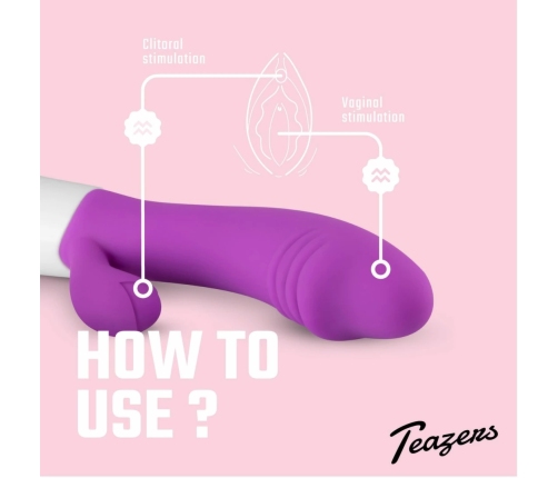 Teazers Rabbit Vibrator Purple - Multi-Mode Stimulation System
