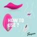 EasyToys Mini Silicone Intimate System with Remote Control, 12 Modes, Pink
