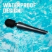 Black Lightning Wand by Dream Toys - Powerful Rechargeable Massager
