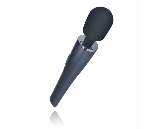 Black Lightning Wand by Dream Toys - Powerful Rechargeable Massager