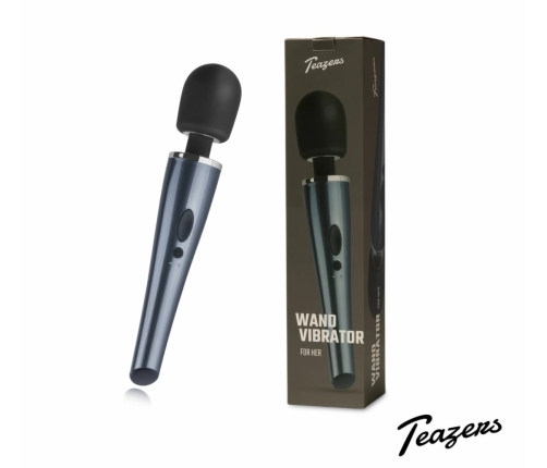 Black Lightning Wand by Dream Toys - Powerful Rechargeable Massager
