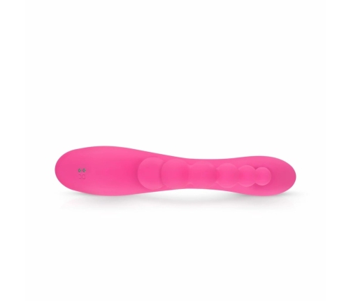 EasyToys Double Rabbit Intimate Massager Waterproof 21cm Pink USB