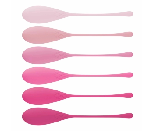 Satisfyer Set of 6 Progressive Pelvic Floor Training Balls 35-130g