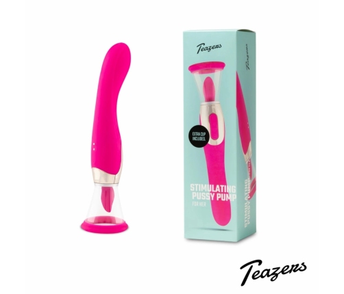 Teazers Pleasure Pump Pink - Multi-Function System with G-Spot Vibrator