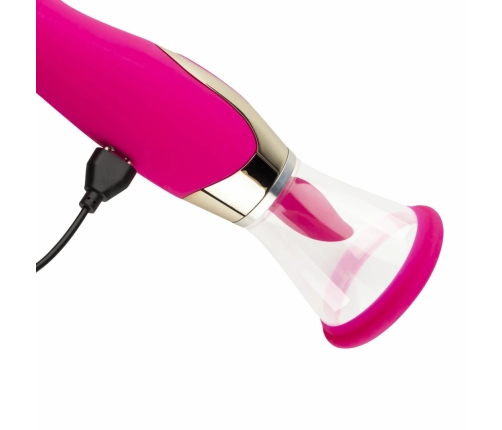 Teazers Pleasure Pump Pink - Multi-Function System with G-Spot Vibrator