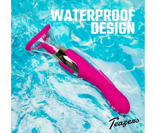 Teazers Pleasure Pump Pink - Multi-Function System with G-Spot Vibrator