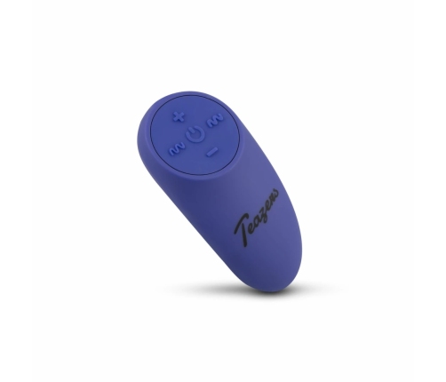 Teazers Vibrating Egg Model - 10-Function, USB Rechargeable, Purple