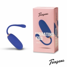 Teazers Vibrating Egg Model - 10-Function, USB Rechargeable, Purple