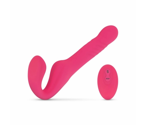 Teazers Dual-Ended Silicone Intimate System Pink Remote Waterproof