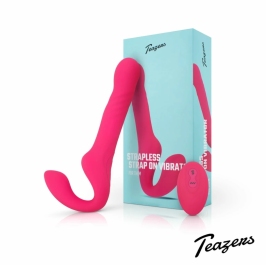 Teazers Dual-Ended Silicone Intimate System Pink Remote Waterproof