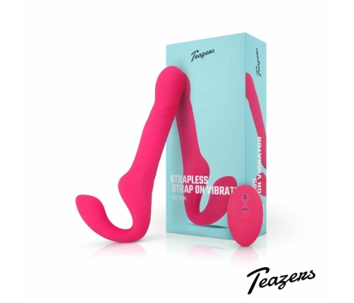 Teazers Dual-Ended Silicone Intimate System Pink Remote Waterproof
