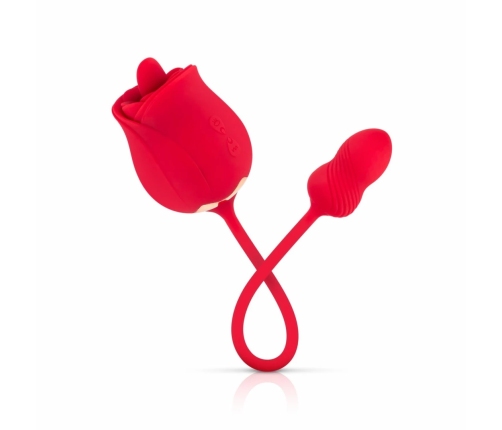 Teazers Rose Duo Rechargeable Intimate Device with Dual Motors Pink