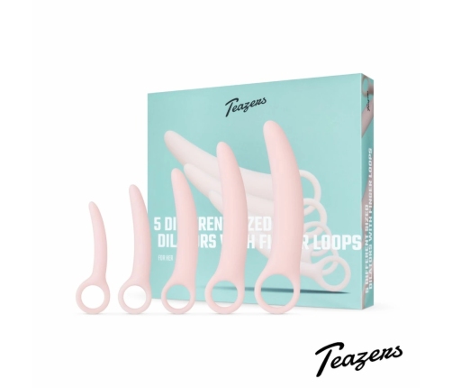 Teazers Silicone Vaginal Dilator Set - 5 Sizes, Flexible & Body-Safe