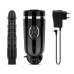 Teazers Thrusting Silicone Intimate Machine with Suction Cup Black 23cm