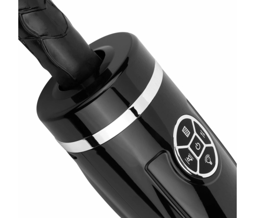 Teazers Thrusting Silicone Intimate Machine with Suction Cup Black 23cm