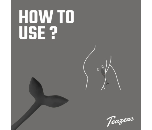 Teazers Vibrating Wireless Egg Black - 10-Mode Remote-Controlled Design