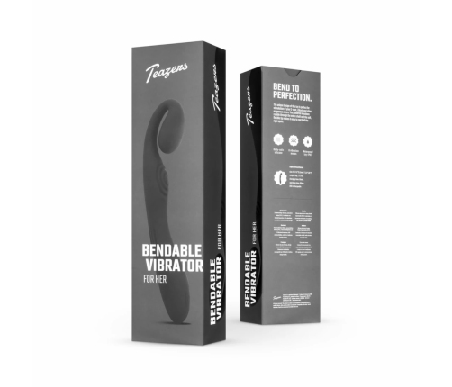 Teazers Bendable Intimate Massager Flexible Waterproof 8 Modes