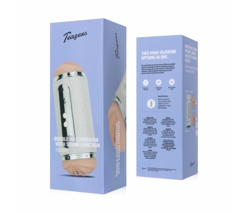 Teazers Electric Intimate Device Dual-Opening 12 Vibration Modes