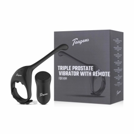 Teazers Triple Prostate Model with Remote Control & Adjustable Ring