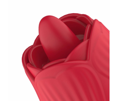Teazers Rose Intimate Device with Licking Motion & Vibrating System Pink