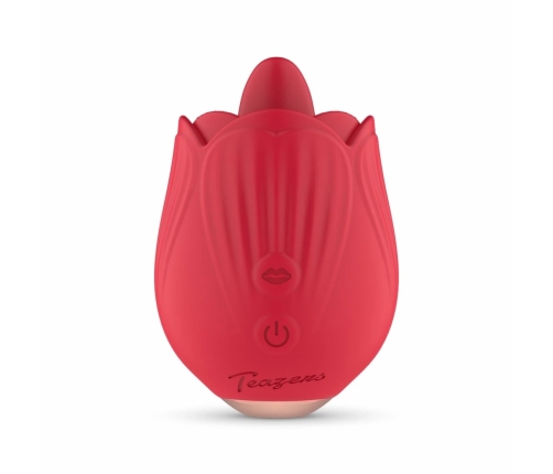 Teazers Rose Intimate Device with Licking Motion & Vibrating System Pink
