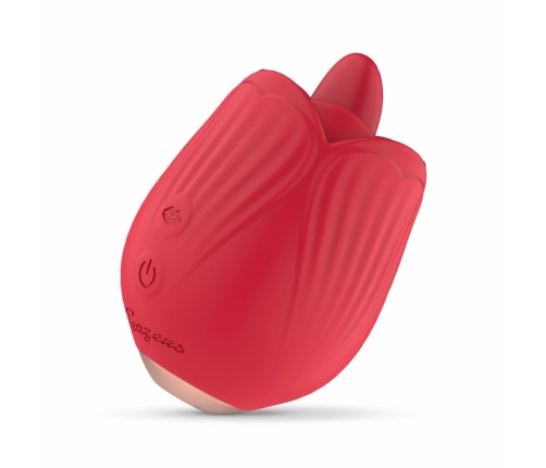 Teazers Rose Intimate Device with Licking Motion & Vibrating System Pink