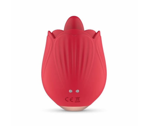 Teazers Rose Intimate Device with Licking Motion & Vibrating System Pink