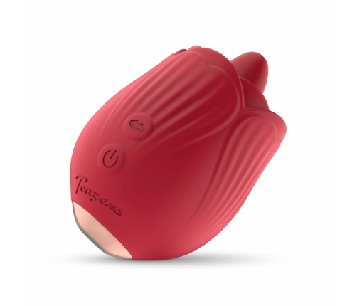 Teazers Rose Intimate Device with Licking Motion & Vibrating System Pink