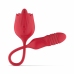 Teazers Rose Multifunctional Vibrator with Thrusting and Licking System Pink