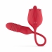 Teazers Rose Multifunctional Vibrator with Thrusting and Licking System Pink