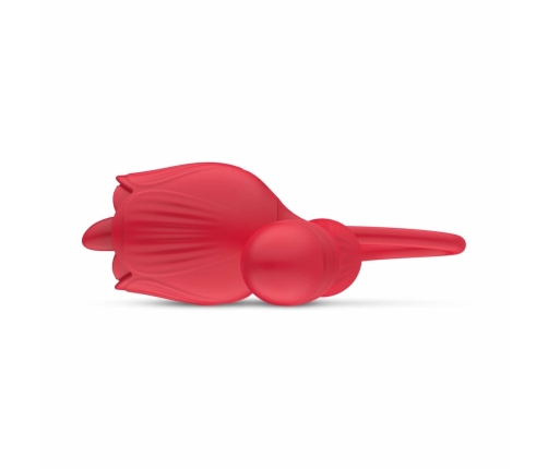 Teazers Rose Multifunctional Vibrator with Thrusting and Licking System Pink